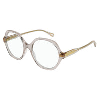CH0083O Pink bio acetate Optical Frames - Shiny Transparent Light Pink