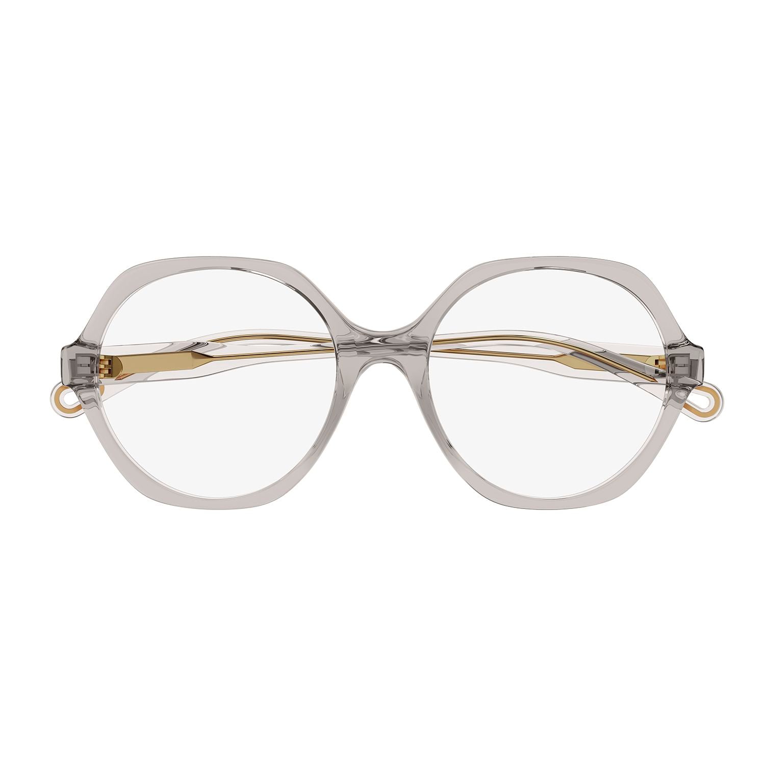 CH0083O Pink bio acetate Optical Frames - Shiny Transparent Pink