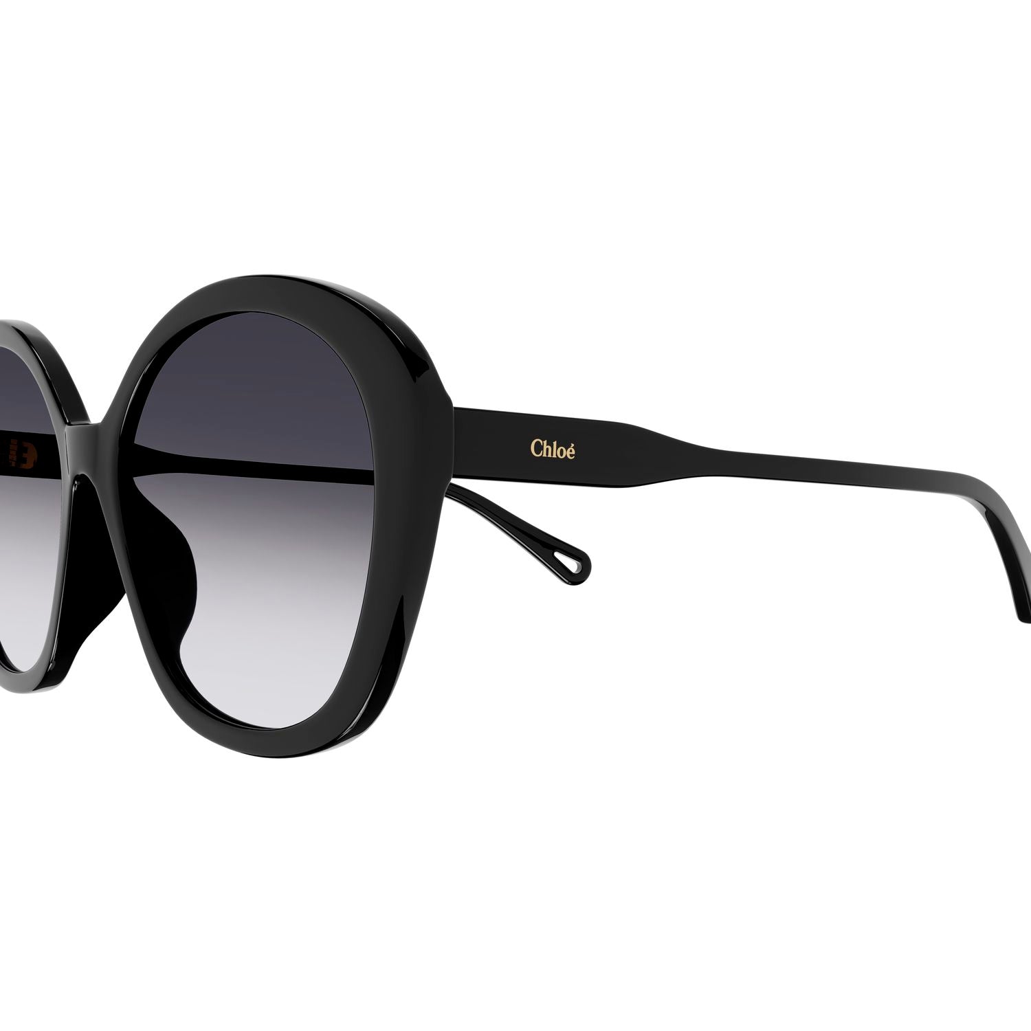 CH0081S Black bio acetate Sunglasses - Shiny Black