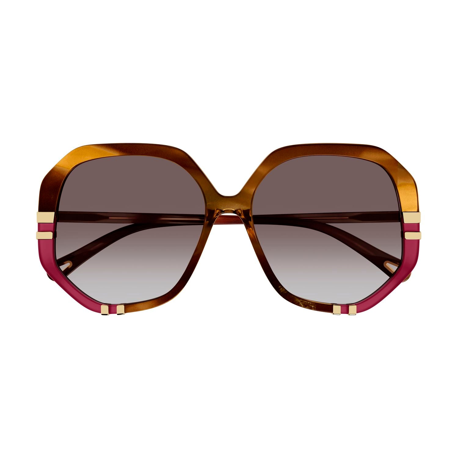 CH0105S Havana recycled acetate Sunglasses - Shiny Havana
