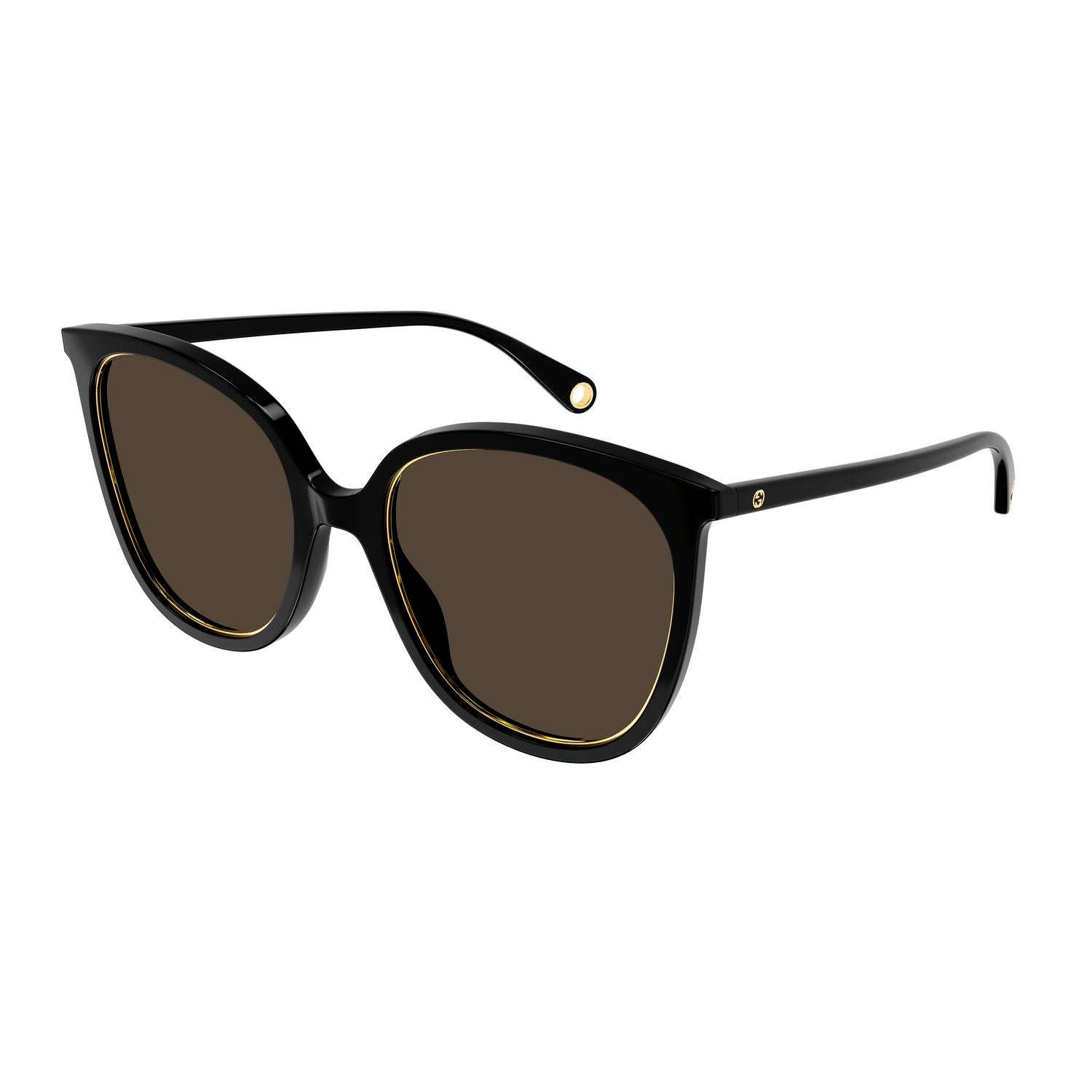 GG1076S Black acetate Sunglasses - Shiny Black