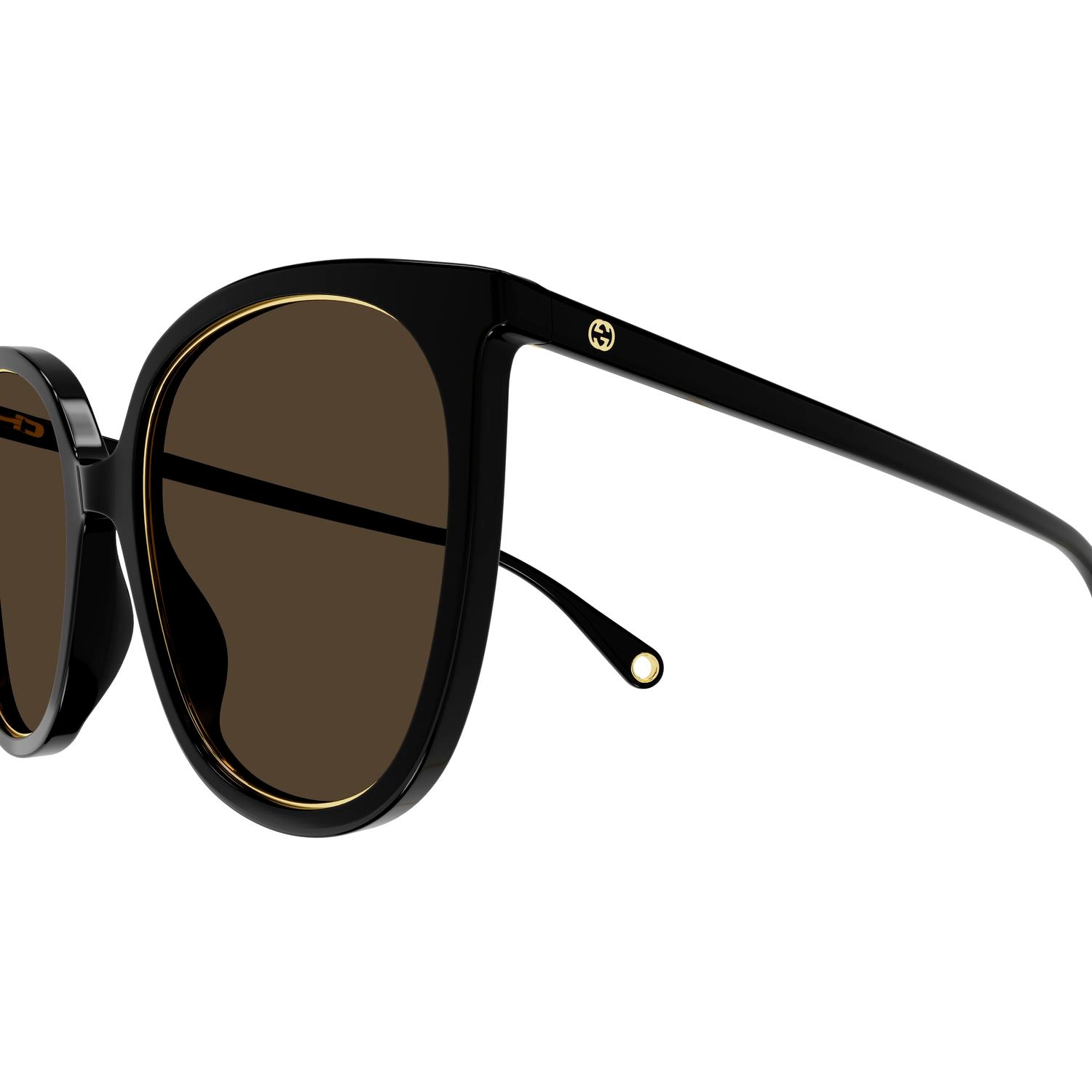 GG1076S Black acetate Sunglasses - Shiny Black