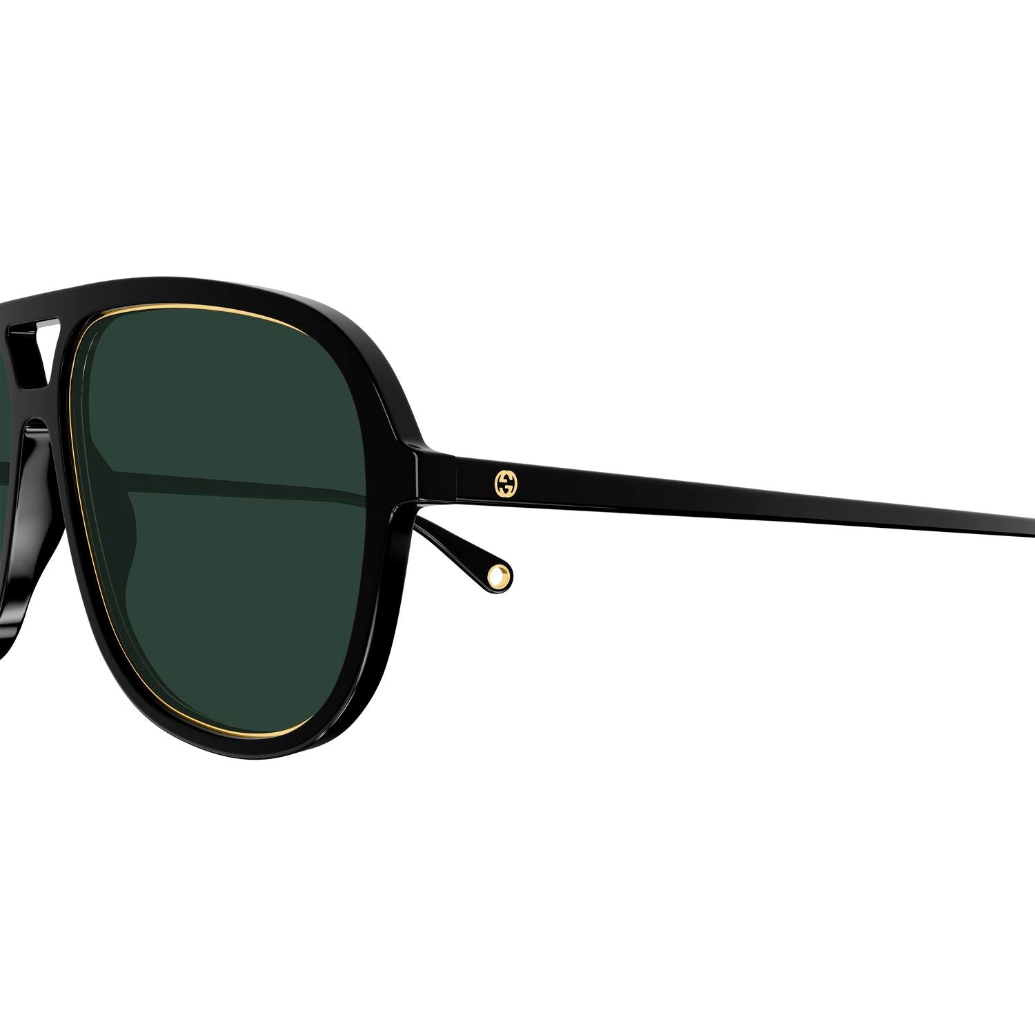 GG1077S Black acetate Sunglasses - Shiny Black