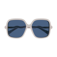 CC0009SA White acetate Sunglasses - Shiny Milky Light Oyster White