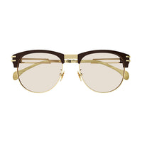 GG1107S Brown recycled acetate Sunglasses - Shiny Solid Light Hazelnut Ivory