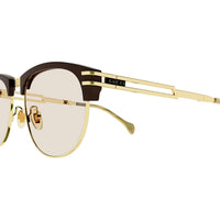 GG1107S Brown recycled acetate Sunglasses - Shiny Solid Light Hazelnut Ivory
