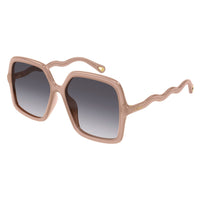 CH0086SA Brown recycled acetate Sunglasses - Shiny Brown
