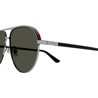 GG1098S Ruthenium metal Sunglasses - Shiny Ruthenium