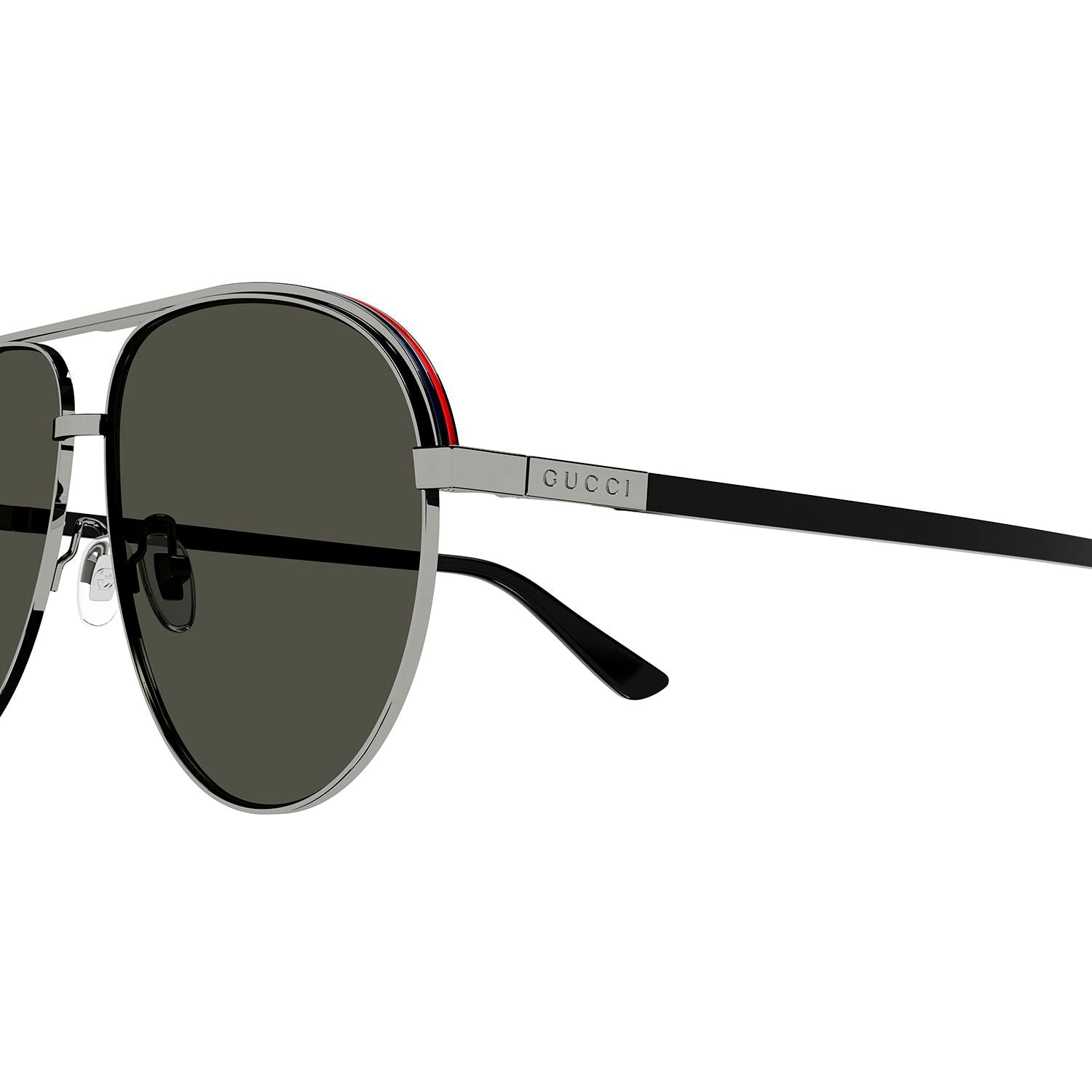 GG1098S Ruthenium metal Sunglasses - Shiny Ruthenium