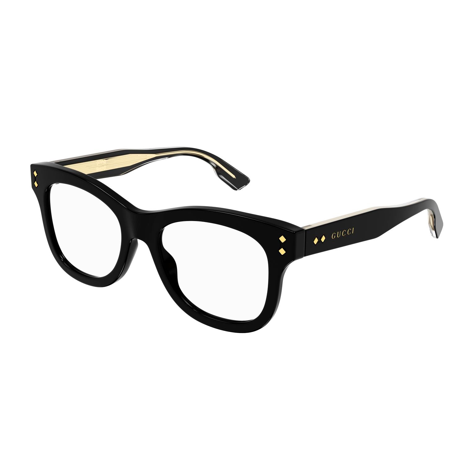 GG1086O Black acetate Optical Frames - Shiny Black