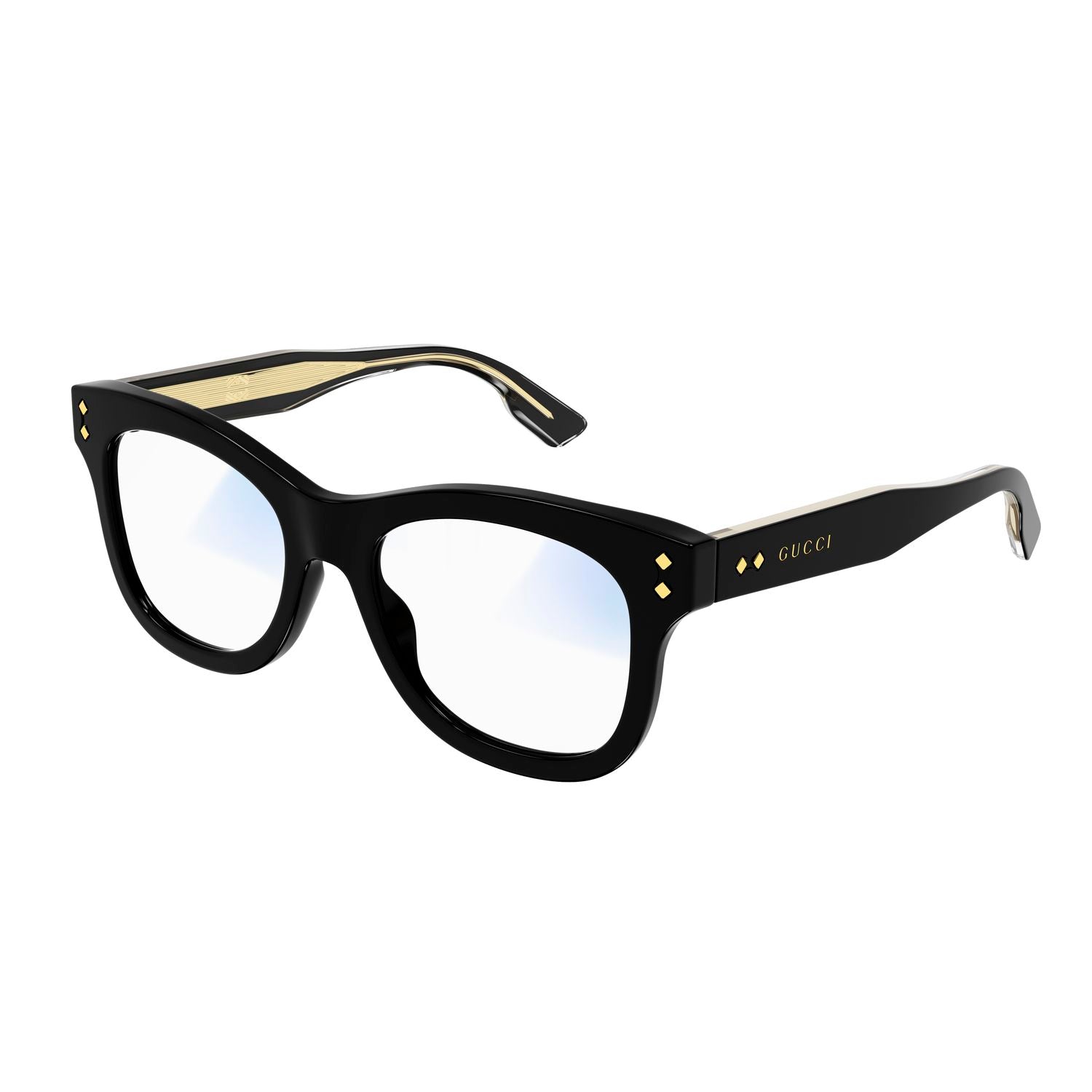 GG1086S Black recycled acetate Sunglasses - Shiny Black