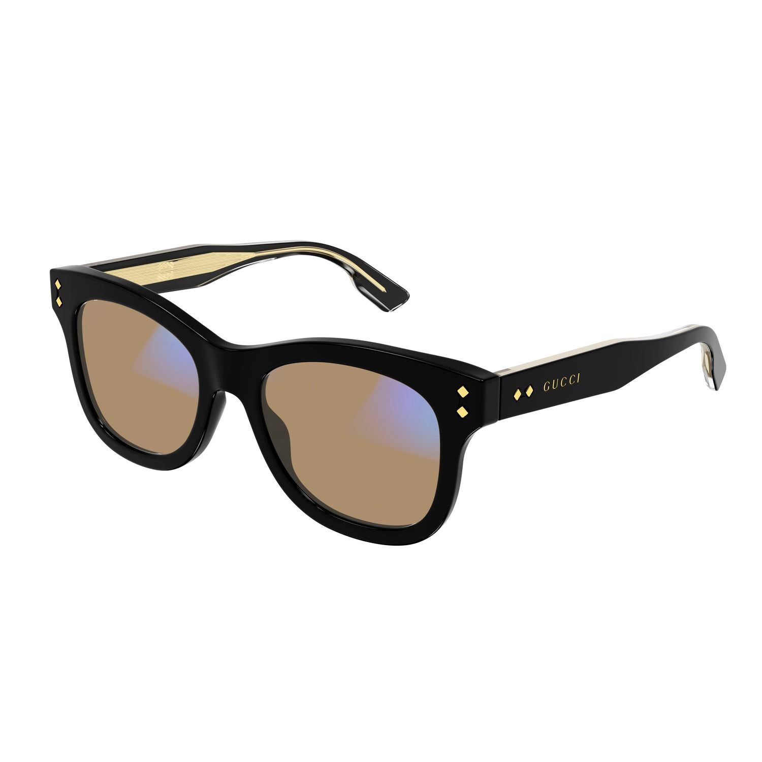GG1086S Black recycled acetate Sunglasses - Shiny Black