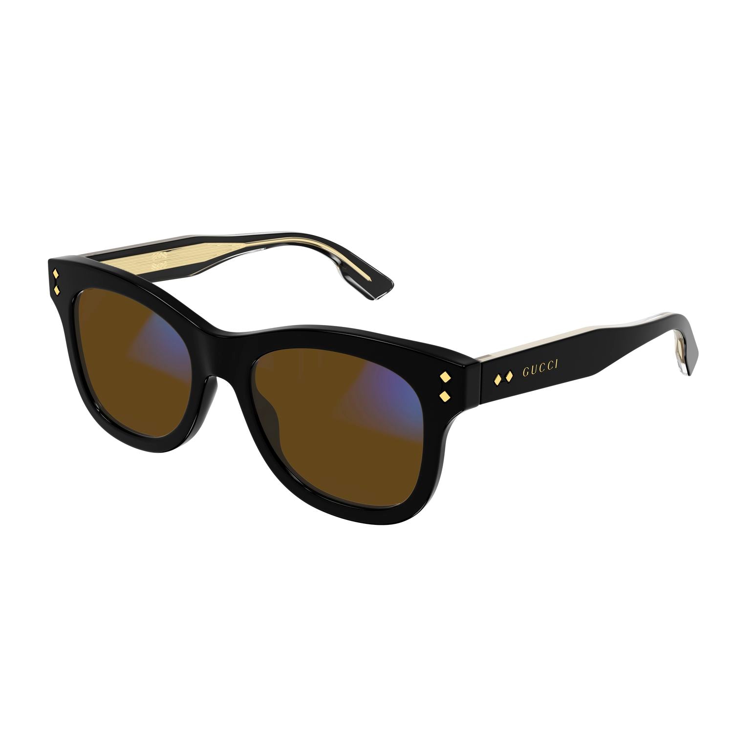 GG1086S Black recycled acetate Sunglasses - Shiny Black