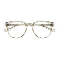 SL 523 Beige recycled acetate Optical Frames - Shiny Transparent Cream