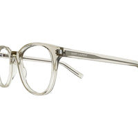 SL 523 Beige recycled acetate Optical Frames - Shiny Transparent Cream