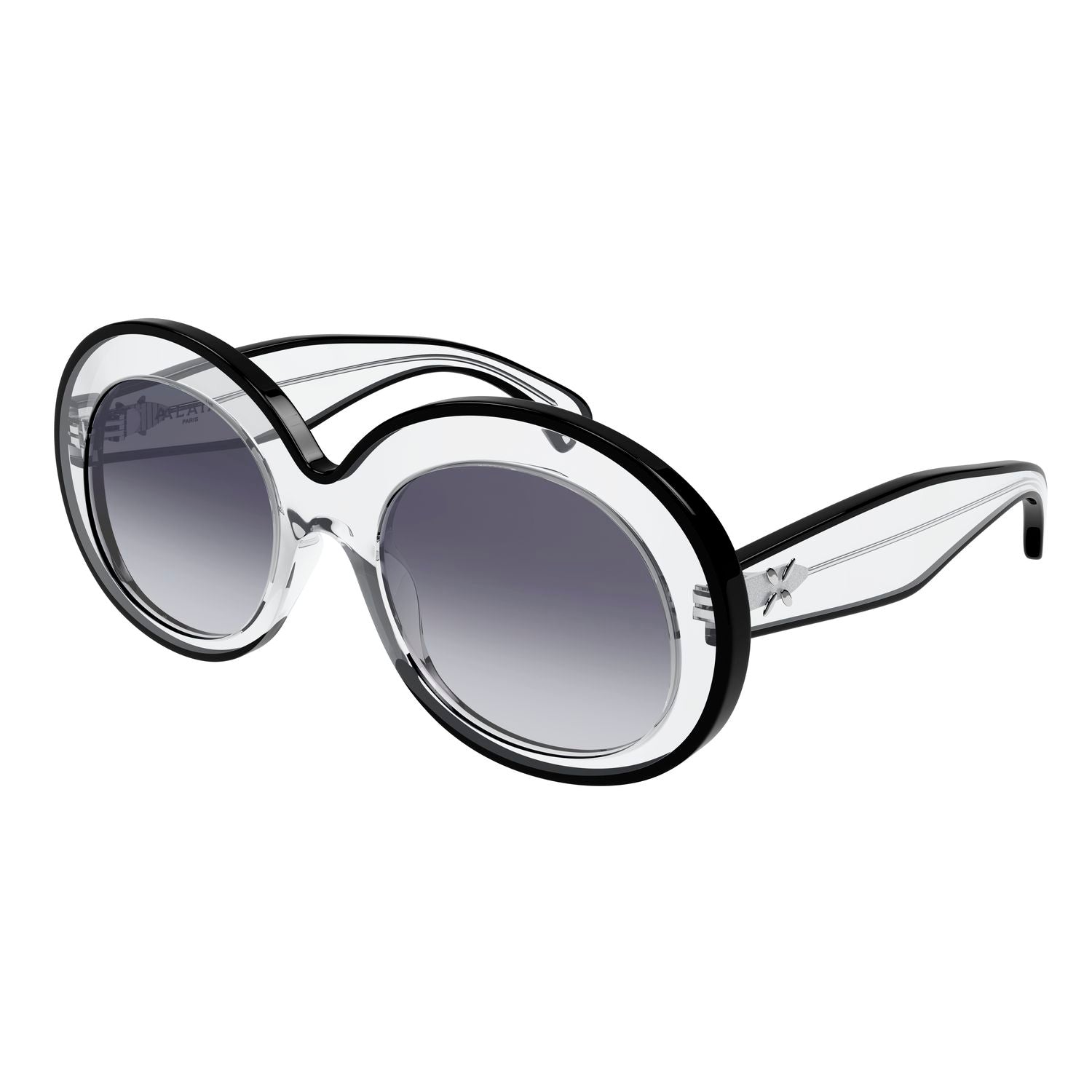 AA0063S Crystal acetate Sunglasses - Shiny Crystal