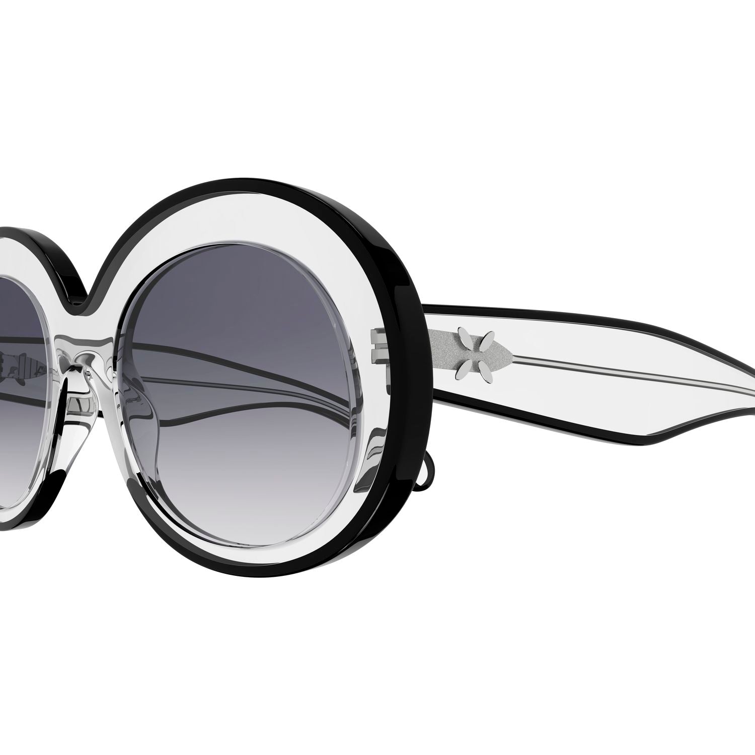 AA0063S Crystal acetate Sunglasses - Shiny Crystal