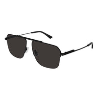 BV1149S Black metal Sunglasses - Semimatte Black