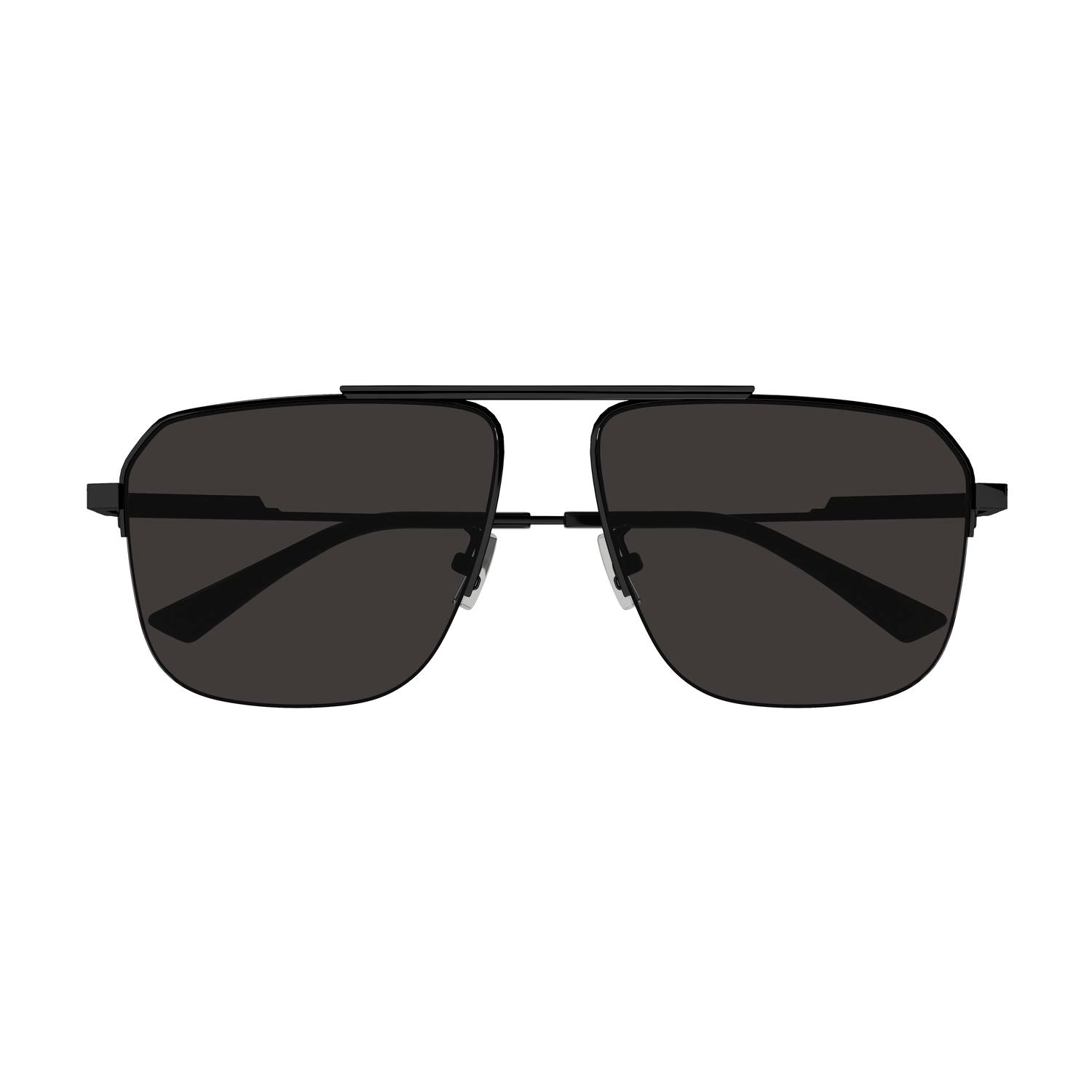 BV1149S Black metal Sunglasses - Semimatte Black