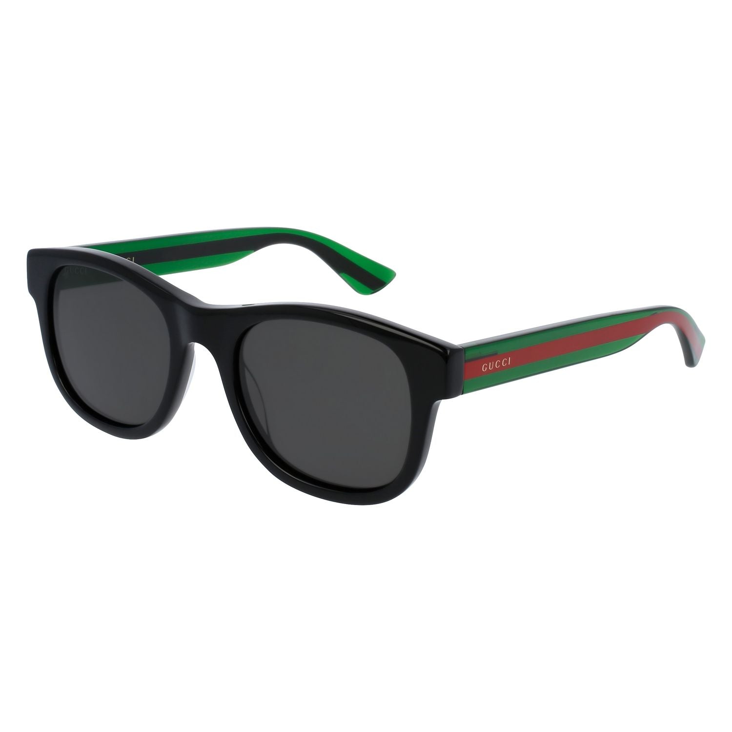 GG0003SN Black recycled acetate Sunglasses - Shiny Black