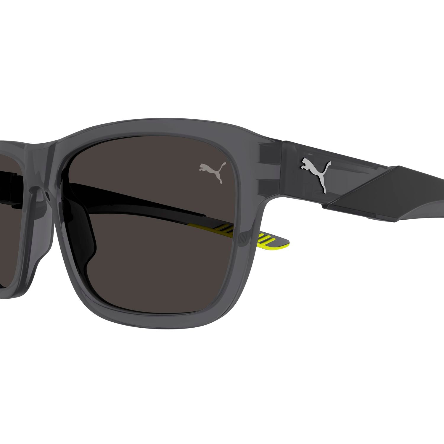 PU0377S Grey injection Sunglasses - Matte Transparent Grey