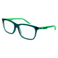 PJ0064O Green injection Optical Frames - Shiny Transparent Green