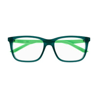 PJ0064O Green injection Optical Frames - Shiny Transparent Green