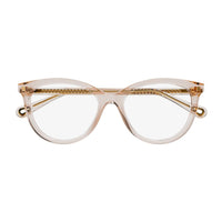 CH0117O Pink bio acetate Optical Frames - Shiny Transparent Light Pink