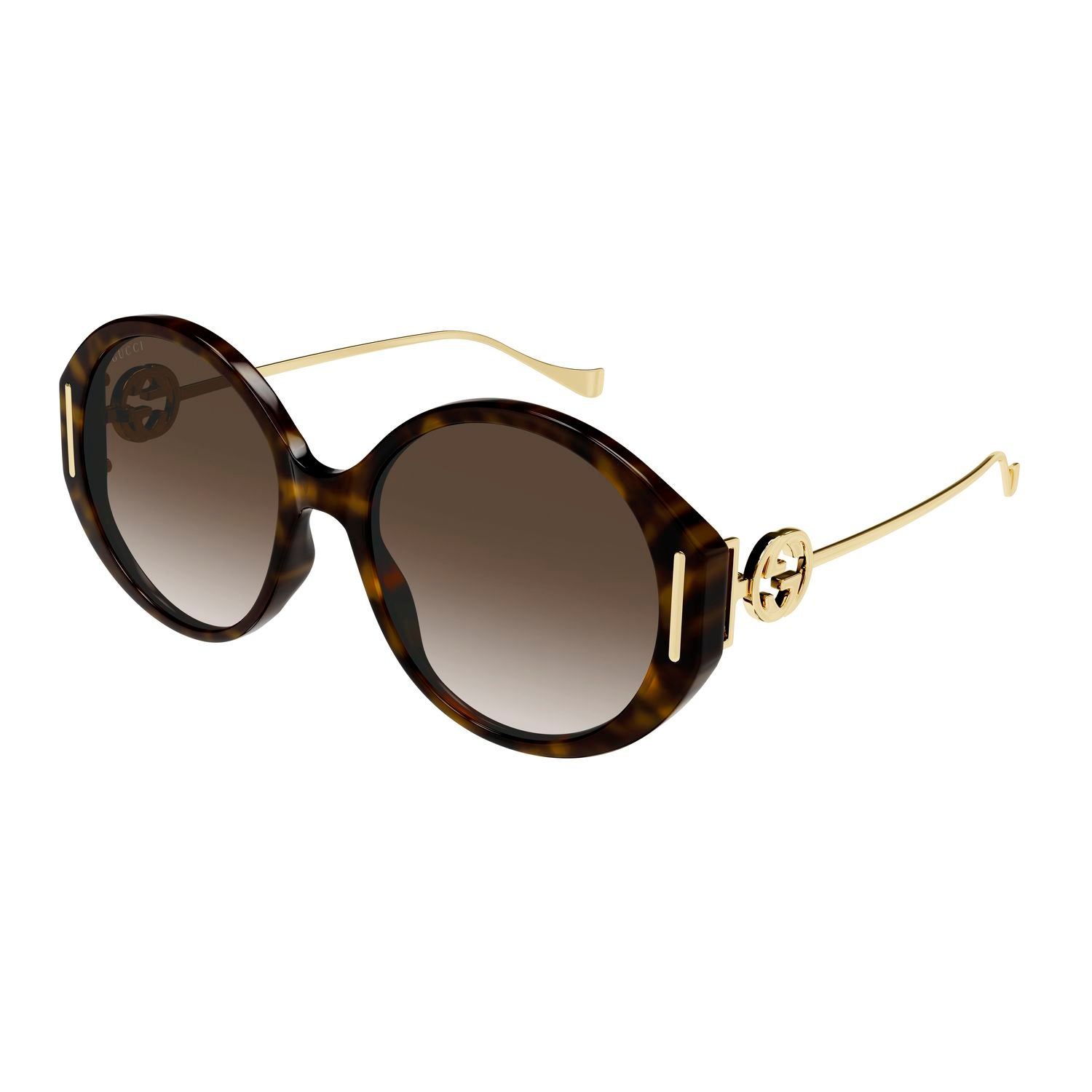 GG1202S Havana recycled acetate Sunglasses - Shiny Havana