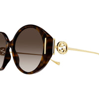 GG1202S Havana recycled acetate Sunglasses - Shiny Havana