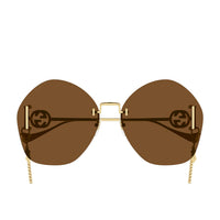 GG1203S Gold metal Sunglasses - Shiny Endura Gold