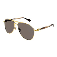 GG1220S Gold metal Sunglasses - Shiny Gold
