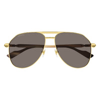 GG1220S Gold metal Sunglasses - Shiny Gold