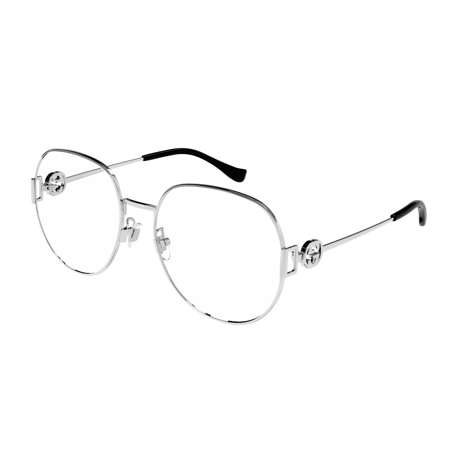 GG1208O Silver metal Optical Frames - Shiny Silver