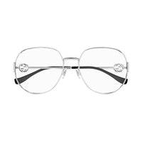 GG1208O Silver metal Optical Frames - Shiny Silver