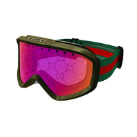 GG1210S Green injection Sunglasses - Shiny Dark Green