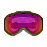 GG1210S Green injection Sunglasses - Shiny Dark Green