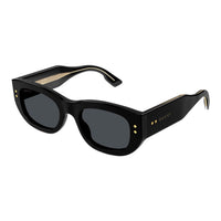 GG1215S Black recycled acetate Sunglasses - Shiny Black