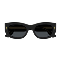 GG1215S Black recycled acetate Sunglasses - Shiny Black