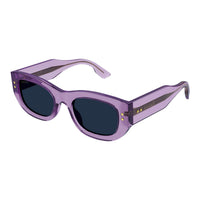 GG1215S Violet acetate Sunglasses - Shiny Transparent Violet