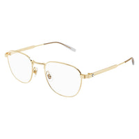 MB0230O Gold metal Optical Frames - Shiny Light Gold