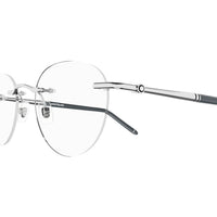 MB0244O Silver metal Optical Frames - Shiny Silver