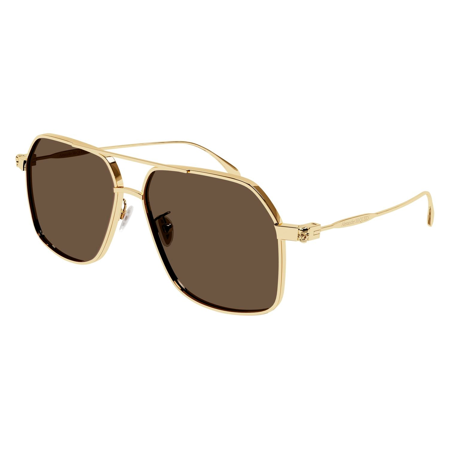 AM0372S Gold metal Sunglasses - Shiny Gold