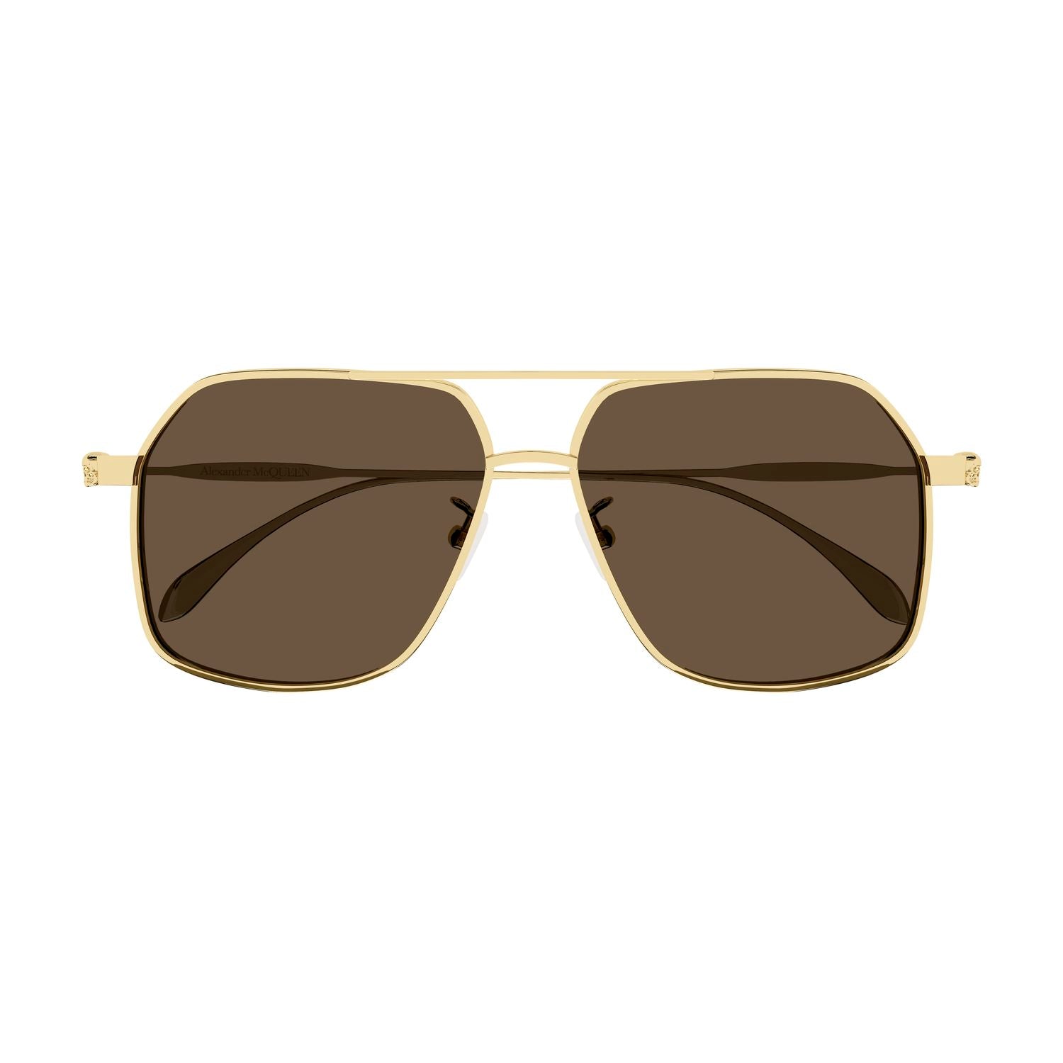 AM0372S Gold metal Sunglasses - Shiny Gold