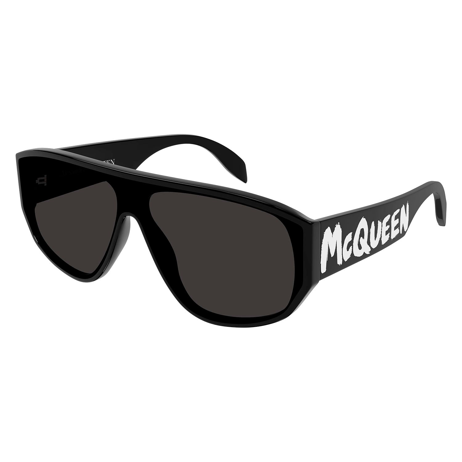 AM0386S Black recycled acetate Sunglasses - Shiny Black