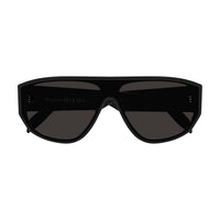 AM0386S Black recycled acetate Sunglasses - Shiny Solid Black