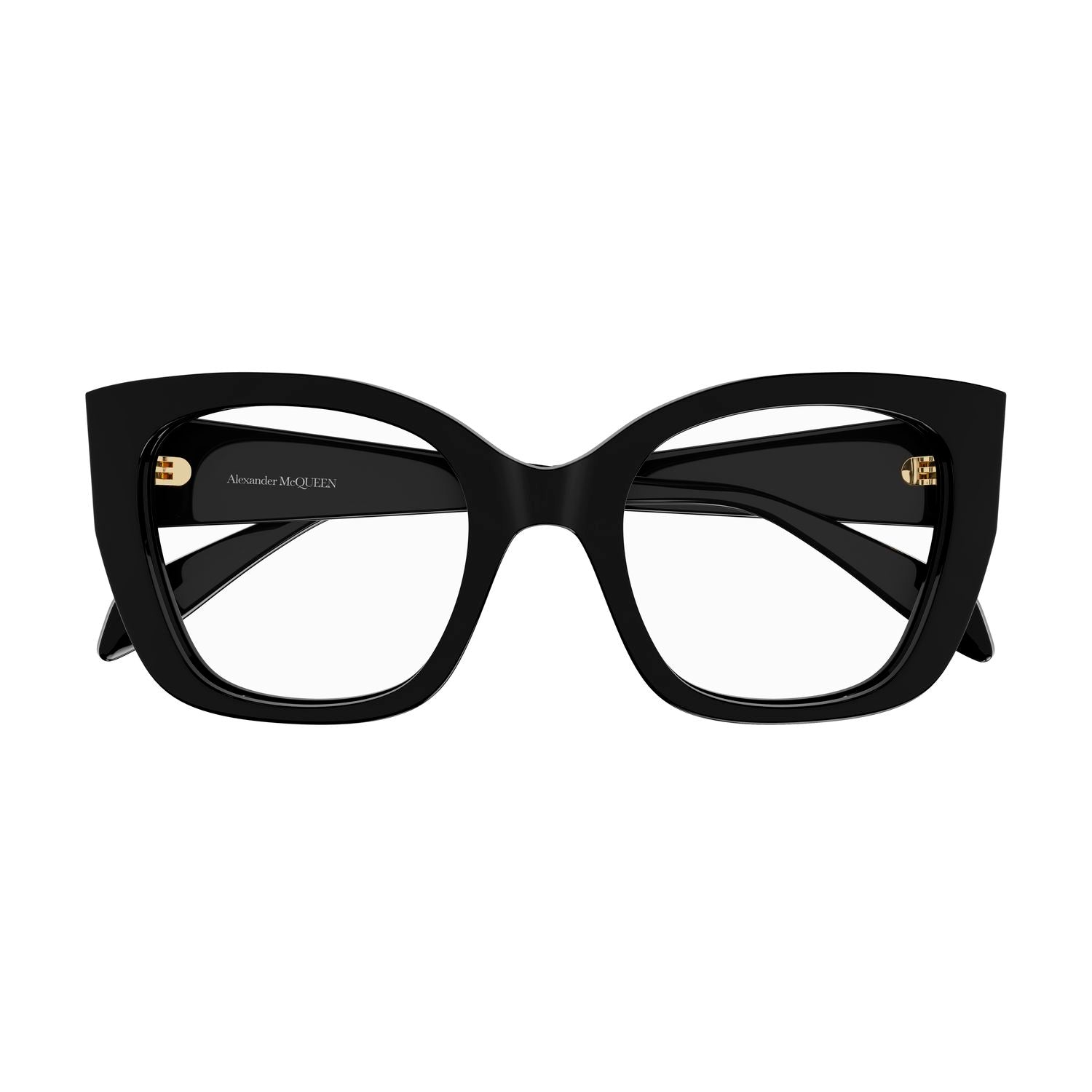 AM0379O Black recycled acetate Optical Frames - Shiny Black