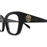AM0379O Black recycled acetate Optical Frames - Shiny Black