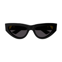 BV1176S Black acetate Sunglasses - Shiny Black