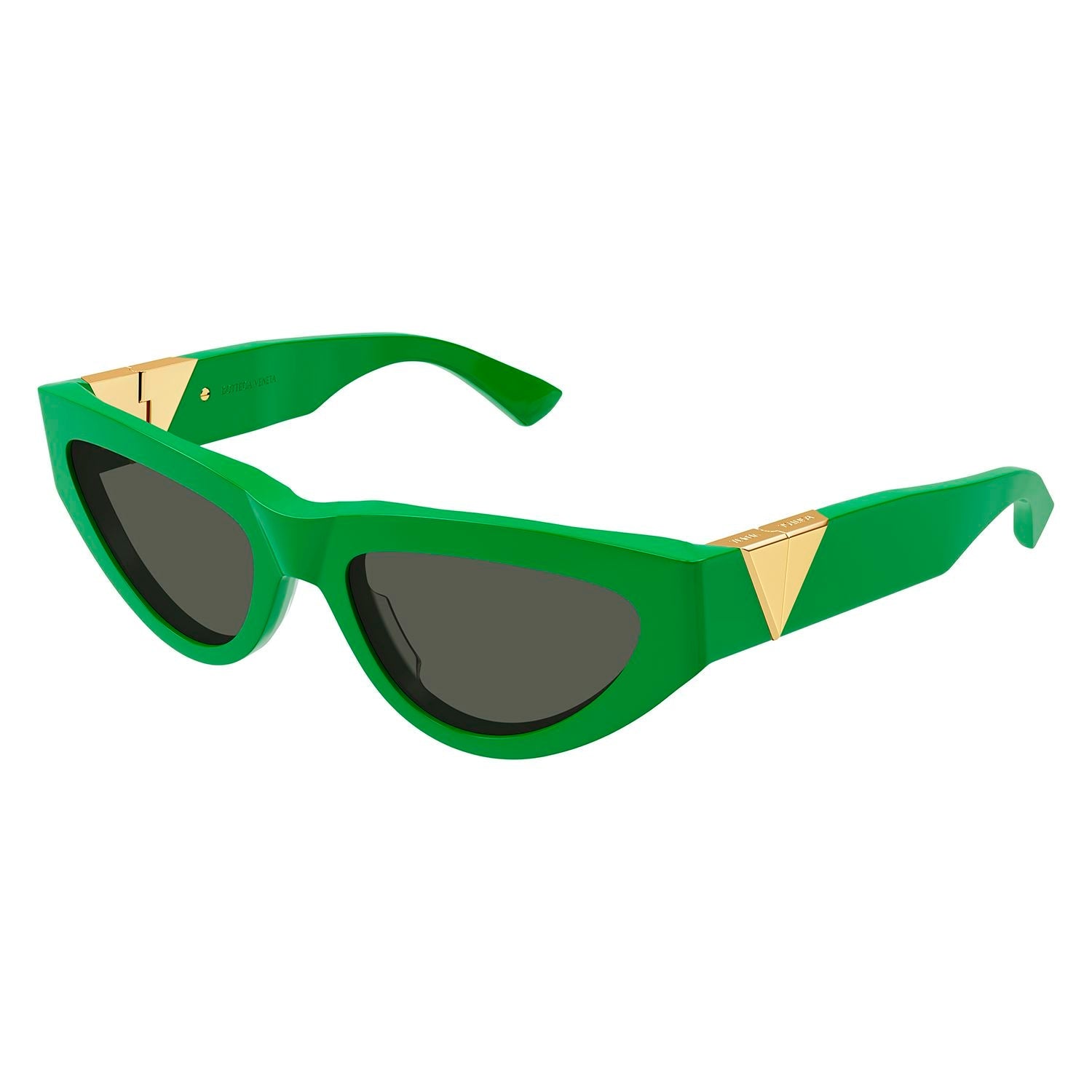 BV1176S Green acetate Sunglasses - Shiny Green